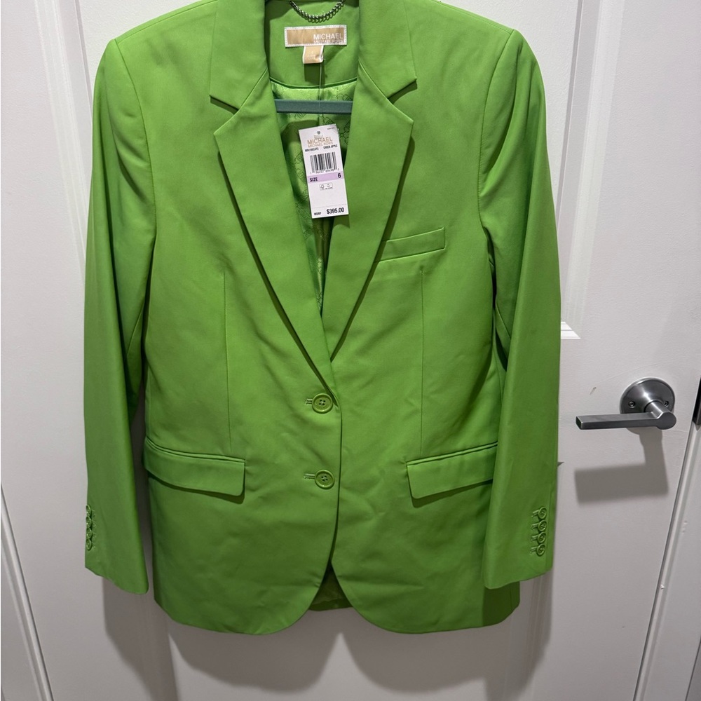 Michael Kors Vibrant Green Women's Blazer